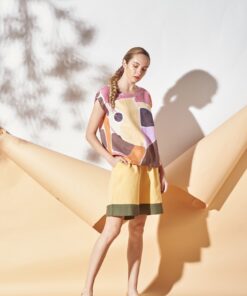 Alternative view of (Pre-order) Tank top and Short pants Linen Hand Paint