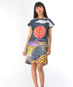 Alternative view of (Pre-order) Short Dress Cotton Hand Paint