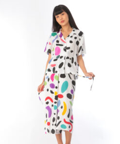 Alternative view of (Pre-order) Shirt Hawaii and Fisherman Pants Cotton Rayon Hand paint