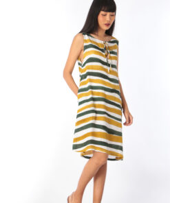 Alternative view of (Pre-order) Short Dress Cotton Rayon Hand Paint