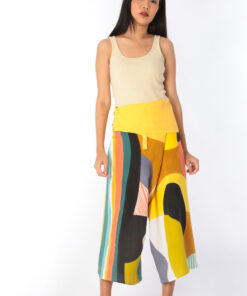 Alternative view of (Pre-order)Thai Fisherman Pants Cotton Rayon Hand Paint Free Size