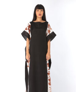 Alternative view of (Pre-order) Kaftan Cotton Silk Hand Paint คาฟทานคอตต้อนซิลล์แฮนด์เพ้นท์