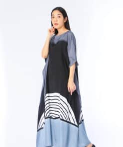 Alternative view of (Pre-order) Kaftan Cotton Silk Hand Paint คาฟทานคอตต้อนซิลล์แฮนด์เพ้นท์