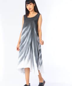 Alternative view of (Pre-order)Sac Sleeveless Dress Soft Cotton Silk Hand Paint for Holidays Summer