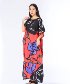 Alternative view of (Pre-order) Kaftan Cotton Silk Hand Paint คาฟทานคอตต้อนซิลล์แฮนด์เพ้นท์