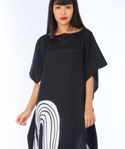 Alternative view of (Pre-order) Kaftan Cotton Silk Hand Paint คาฟทานคอตต้อนซิลล์แฮนด์เพ้นท์