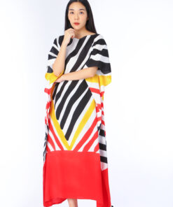 Alternative view of (Pre-order) Kaftan Cotton Silk Hand Paint คาฟทานคอตต้อนซิลล์แฮนด์เพ้นท์