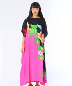 Alternative view of (Pre-order) Kaftan Cotton Silk Hand Paint คาฟทานคอตต้อนซิลล์แฮนด์เพ้นท์