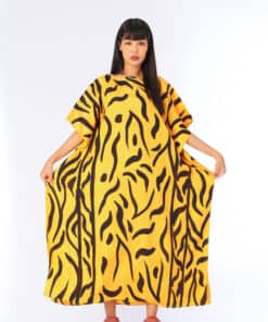 Alternative view of (Pre-order) Kaftan Cotton Silk Hand Paint คาฟทานคอตต้อนซิลล์แฮนด์เพ้นท์