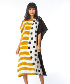 Alternative view of (Pre-order) Kaftan Cotton Silk Hand Paint คาฟทานคอตต้อนซิลล์แฮนด์เพ้นท์