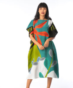 Alternative view of (Pre-order) Kaftan Cotton Silk Hand Paint คาฟทานคอตต้อนซิลล์แฮนด์เพ้นท์