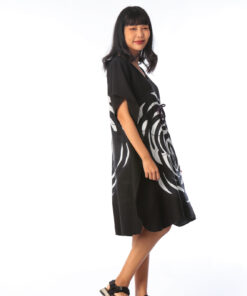 Alternative view of (Pre-order)Kaftan Waist Jump Cotton Hand paint For Summer Beach Vacation