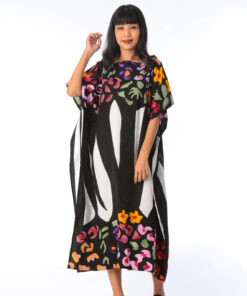 Alternative view of (Pre-order) Kaftan Cotton Silk Hand Paint คาฟทานคอตต้อนซิลล์แฮนด์เพ้นท์