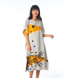 Alternative view of (Pre-order) Kaftan hand paint cotton