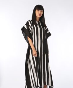 Alternative view of (Pre-order) Kaftan hand paint cotton Silk