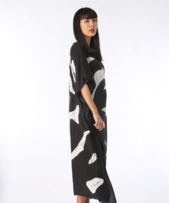 Alternative view of (Pre-order) Kaftan hand paint cotton Silk