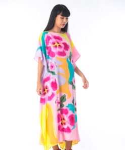 Alternative view of (Pre-order)Kaftan Hand Paint Cotton Rayon