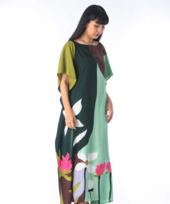 Alternative view of (Pre-order)Kaftan Hand Paint Cotton Rayon