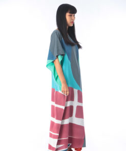 Alternative view of (Pre-order)Kaftan Hand Paint Cotton Rayon