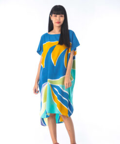 Alternative view of (Pre-order)Short Kaftan Cotton Rayon Side Slit