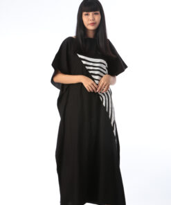 Alternative view of (Pre-order) Kaftan Hand Paint Cotton Rayon