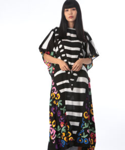 Alternative view of (Pre-order) Kaftan Hand Paint Cotton Rayon