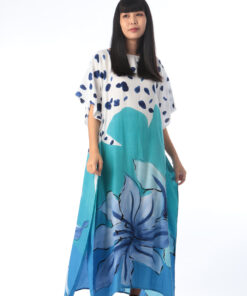 Alternative view of (Pre-order) Kaftan Hand Paint Cotton Rayon