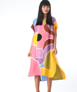 Alternative view of (Pre-order)Short Kaftan Cotton Rayon Side Slit