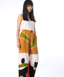 Alternative view of (Pre-order)Hand painted Long Pants Cotton Rayon Free size