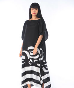 Alternative view of (Pre-order)Kaftan Hand Paint Cotton Rayon