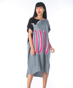 Alternative view of (Pre-order)Short Kaftan Cotton Rayon Side Slit