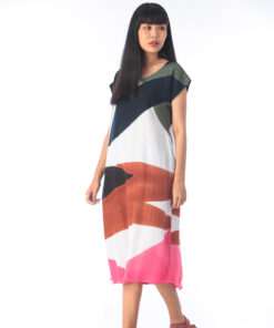 Alternative view of (Pre-order)Dress Cotton Rayon Hand Paint