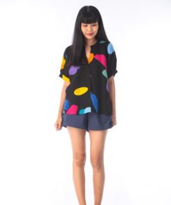 Alternative view of (Pre-order)Abtract Blouse Cotton Rayon Free Size