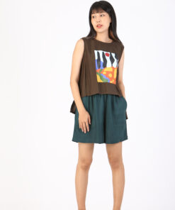 Alternative view of (Pre-Order)  Tank Top Cotton Silk Print Screen Free Size