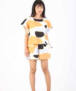 Alternative view of (Pre-Order) Poncho Blouse Cotton Print Screen Small Size