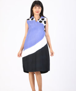 Alternative view of (Pre-Order) Short Dress Cotton Hand Paint แขนกุด