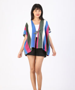 (Pre-Order) Blouse Vest Linen Silk Hand Paint Free Size