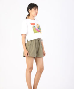 Alternative view of (Pre-Order) Crop T-Shirts Cotton Hand Paint