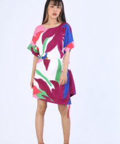 Alternative view of (Pre-Order) Short Dress Cotton Rayon Hand Paint