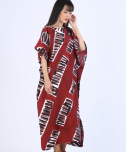 Alternative view of (Pre-Order) Kaftan Hand Paint Cotton Silk Hand Paint