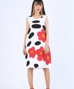Alternative view of (Pre-Order) Short Dress Cotton Rayon Hand Paint