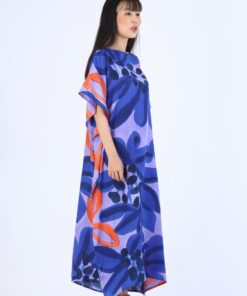 Alternative view of (Pre-Order) Kaftan Hand Paint Cotton Silk hand Paint