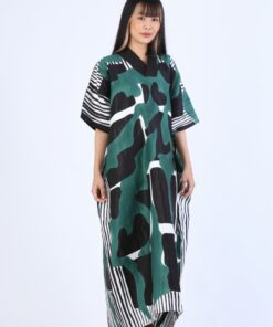 Alternative view of (Pre-Order) Kaftan Hand Paint Linen Hand Paint