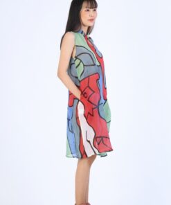 Alternative view of (Pre-Order) Short Dress Cotton Hand Paint