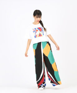 Alternative view of (Pre-order) T-Shirt Cotton comb 20 Digital Print Screen And Long Pant Hand Paint Cotton Rayon