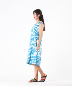 Alternative view of (Pre-order) Short Dress Linen Hand Paint