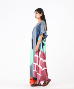 Alternative view of (Pre-order) Kaftan Cotton Silk Hand Paint คาฟทานคอตต้อนซิลล์แฮนด์เพ้นท์