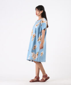 Alternative view of (Pre-order) Short Dress Cotton Hand Paint Free Size