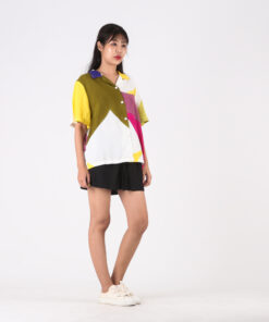 Alternative view of (Pre-order)Hawaii Shirt Cotton Rayon Hand Paint For Summer Beach Vacation